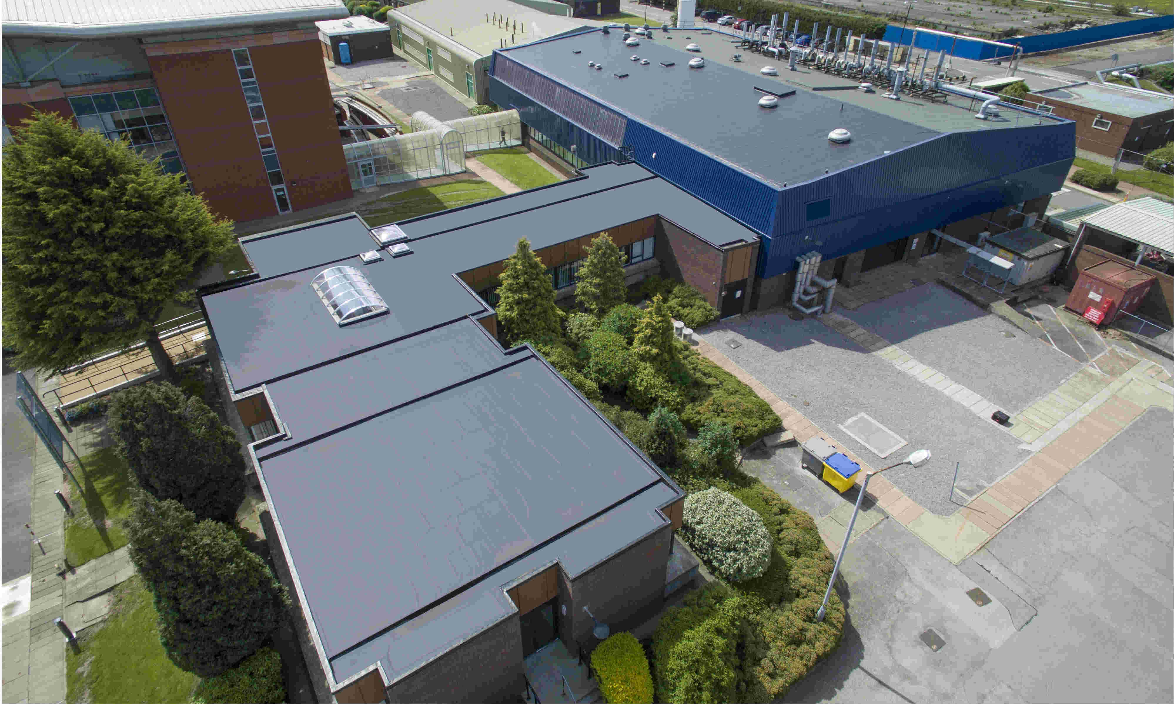 Wolfin keeps innovation hub dry with refurbished roofing system