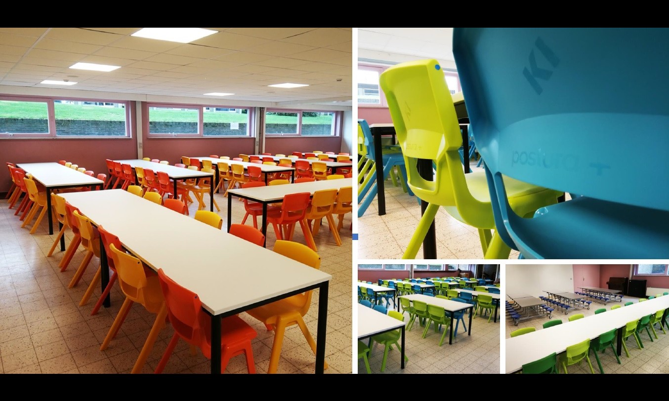 KI’s Postura+ chairs add colour to Sint-Martinus Primary School, Belgium