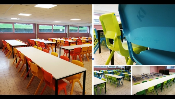 KI’s Postura+ chairs add colour to Sint-Martinus Primary School, Belgium