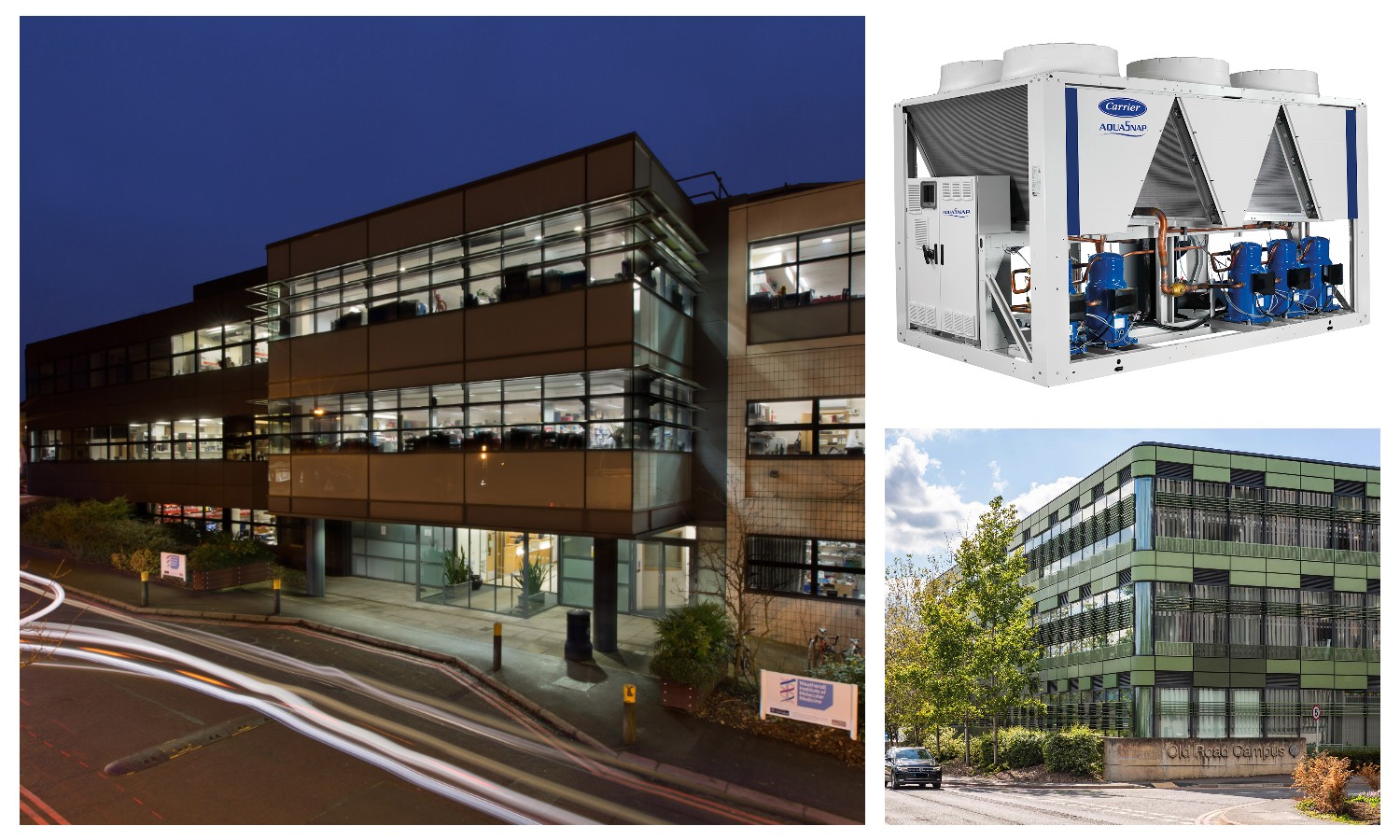 High Efficiency Carrier Chillers on Lower GWP Refrigerant selected for Oxford University Laboratories