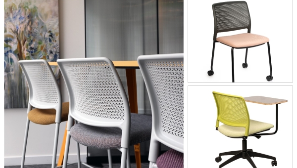 New models, new finishes added to KI’s UK-made Grafton seating collection