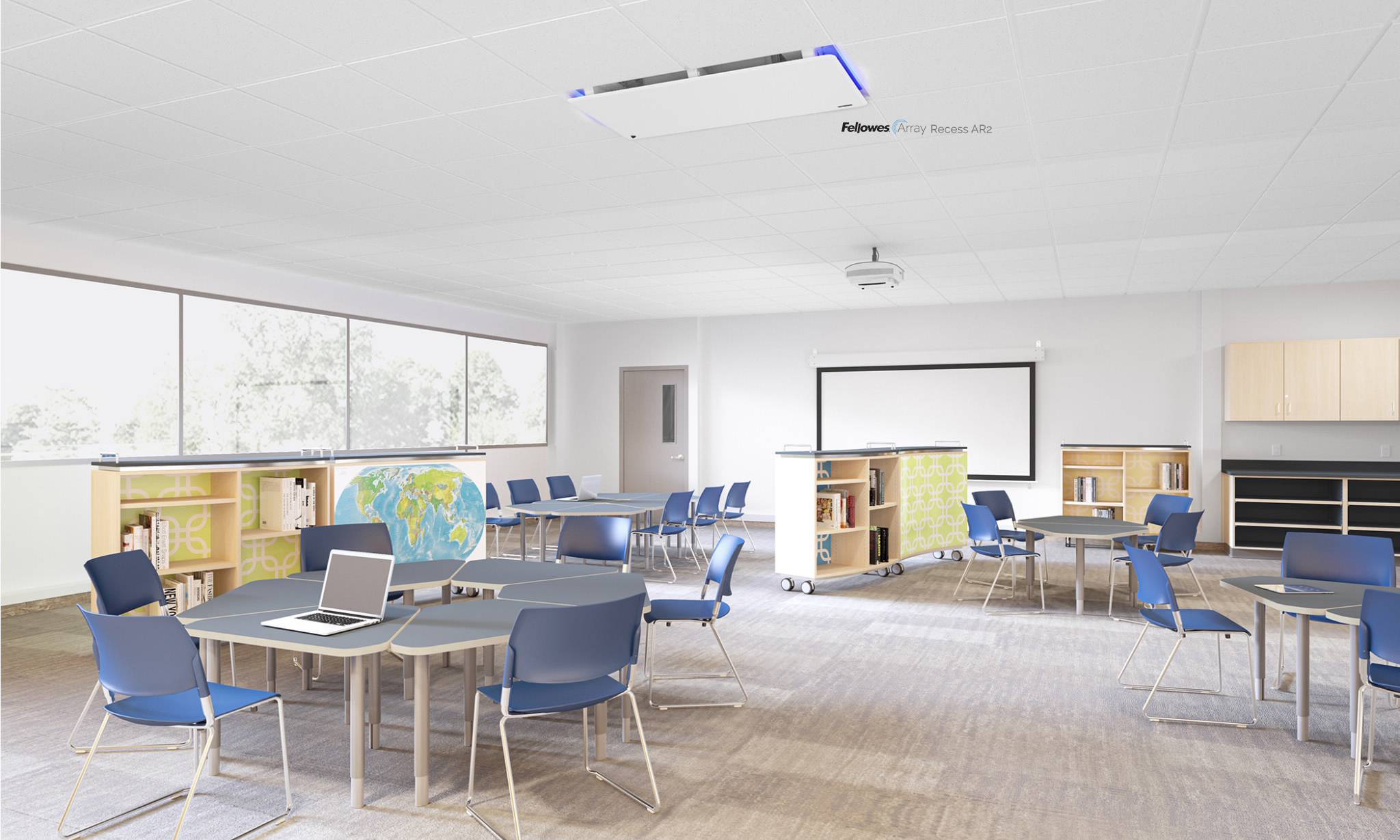 Fellowes highlights array of indoor air quality solutions to limit the effects of asthma and allergies in K-12 Education