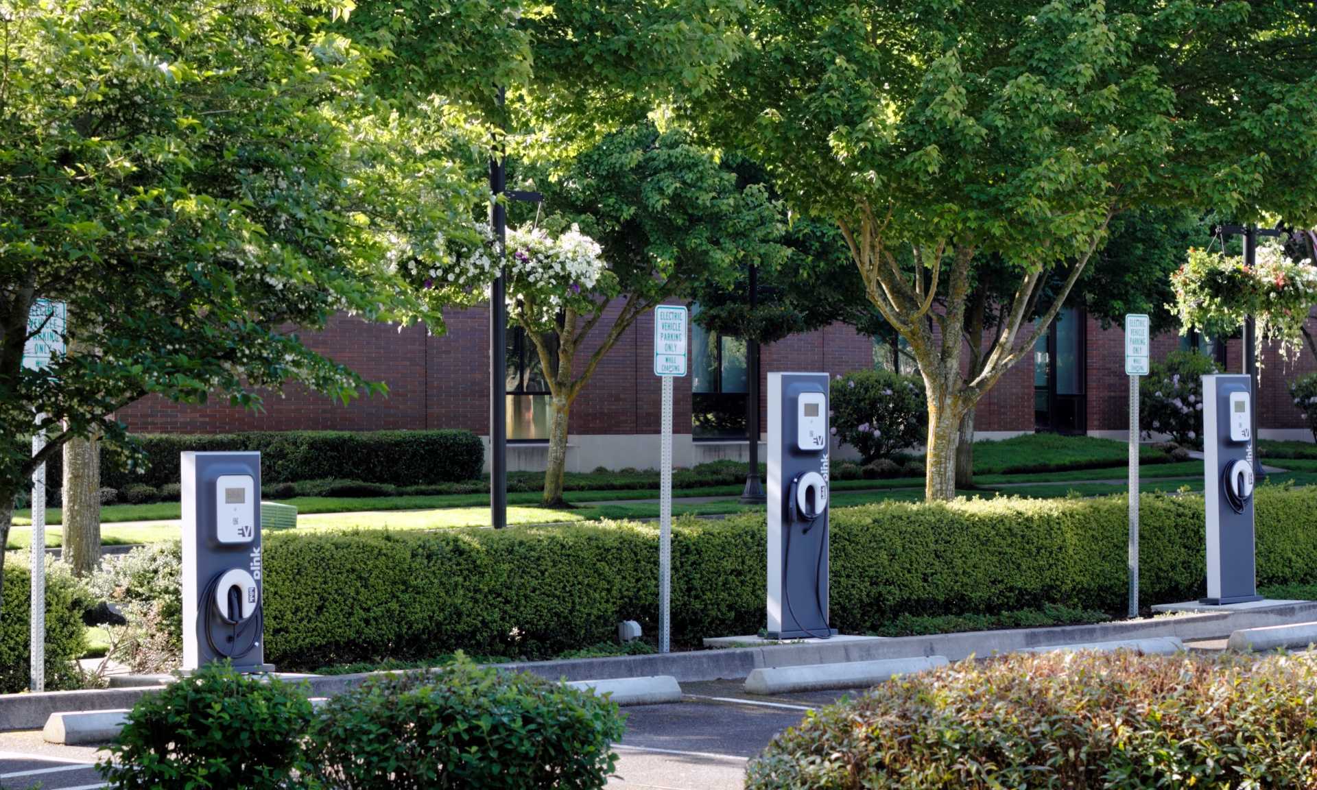 Installing EV charge points on campus