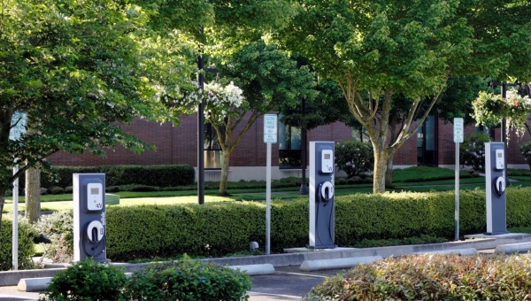 Installing EV charge points on campus