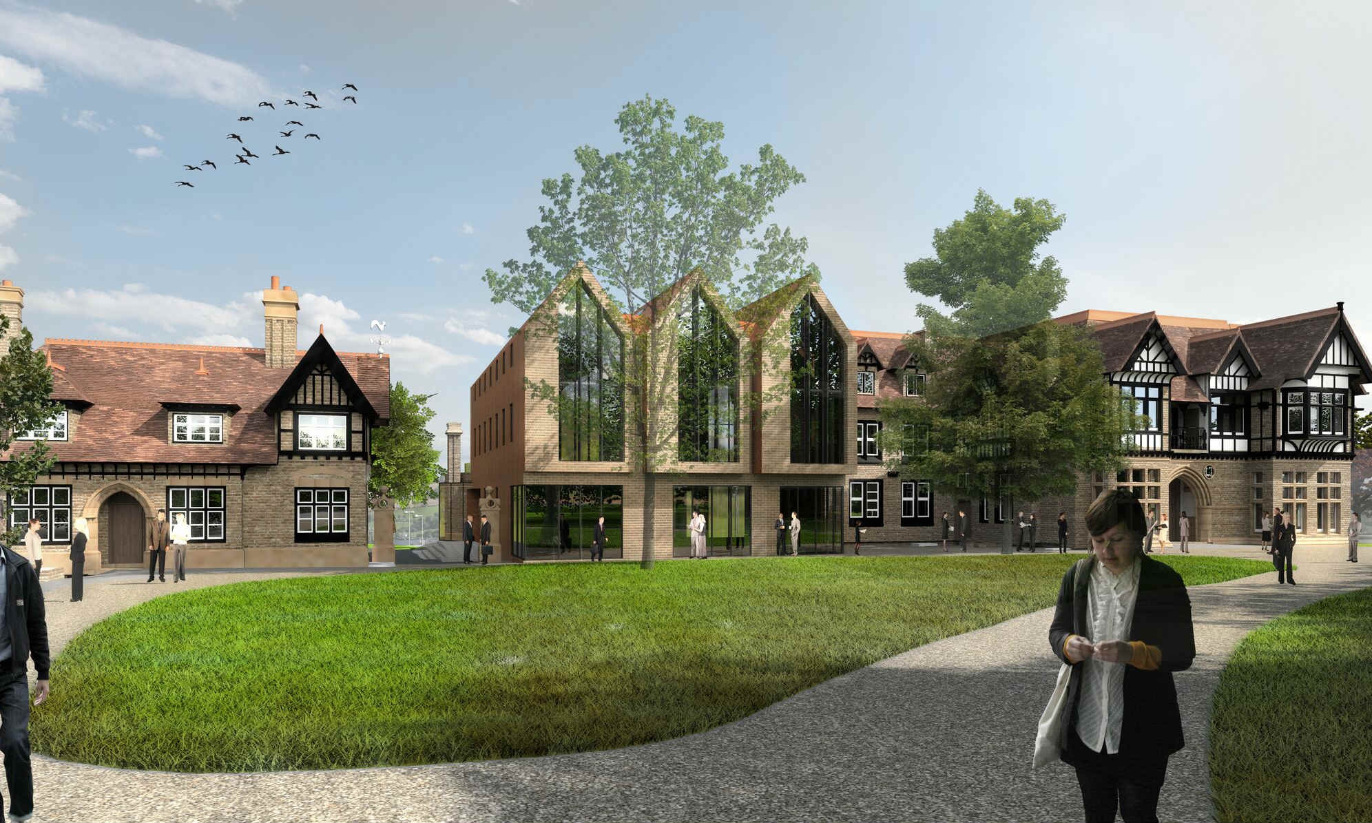 Groundbreaking ceremony gets the £15.8 million renovation of historic Brookfield House formally underway